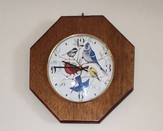 1973 Bird Wall Clock