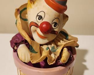 Vintage Clown in Drum