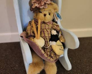 Collectible Knitting Bear