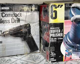 Cordless Drill, Buffer