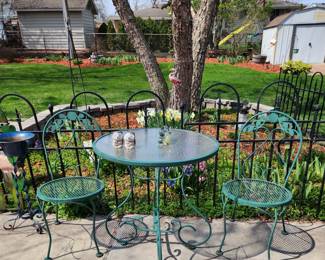 Wrought Iron Patio Set