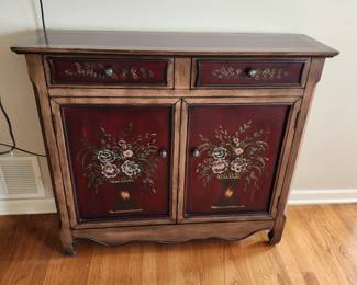 Handpainted Wooden Cabinet