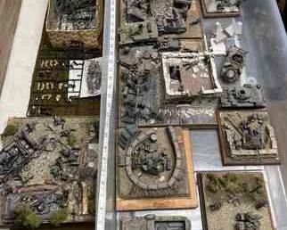 Military War Zone Miniature Set