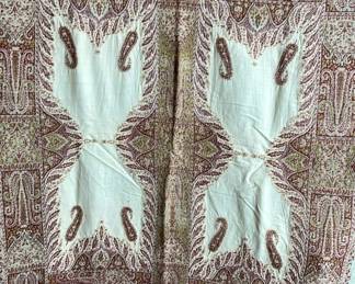 Soft Mauve And Cream Pashmina