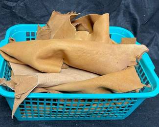 Mixed Lot Of Leather Pieces