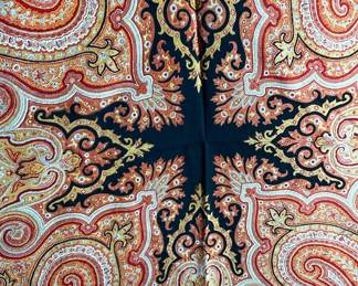 Black Red And Golden Pashmina 