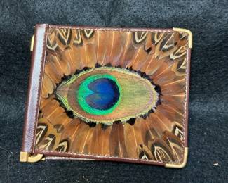 Peacock Feather Wallet