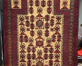 Wool Prayer Rug, 34 X 60in