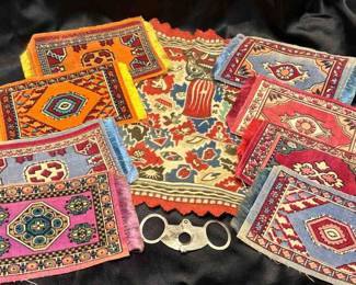 Indian and Oriental Flannel Tobacco Rugs  United Cigars Cutter