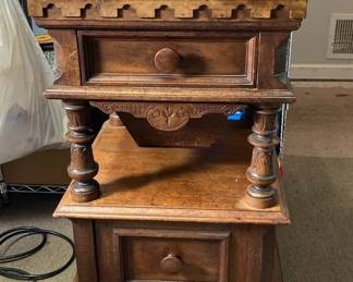 Antique Wood Reliquary