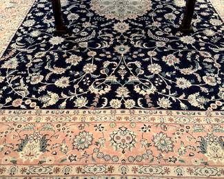 Gorgeous Pakistan Kashan Silk/Wool Blend Hand Knotted Area Rug