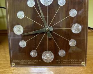 Marion Kay Last United States Silver Coinage Clock