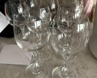 Crystal Wine Glasses - Vintage