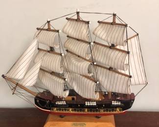 Model Ship Bergantin Siglo XVIII