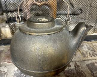 Antique Wagner Ware Cast Iron Kettle #2
