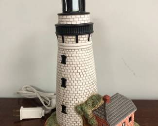 At Simons Island Lighted Lighthouse Figurine