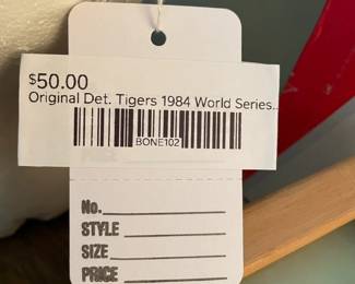 Original Det. Tigers 1984 World Series Hat
