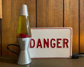 Lava Lamp, Danger Sign
