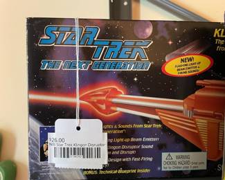 NIB Star Trek Klingon Disruptor