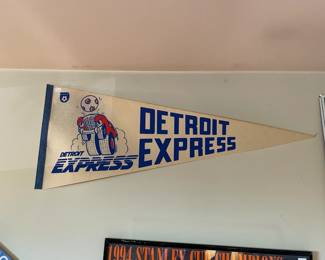 Detroit Express Pennant Flag