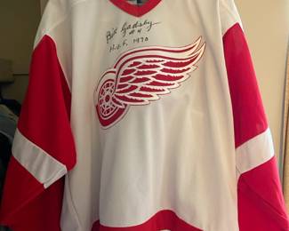 Signed Red Wings Jersey