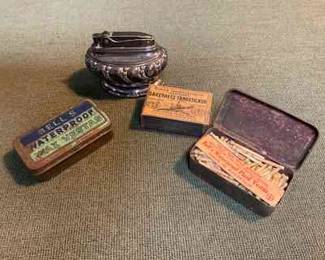 Bells Wax Strike Anywhere Matches Ronson Queen Lighter