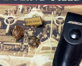 Boeing 10k 5 Year Pin Autographed Cory Graff Boeing Field  More