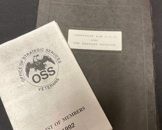 WW2 OSS Agents Biography OSS Veteran Member List