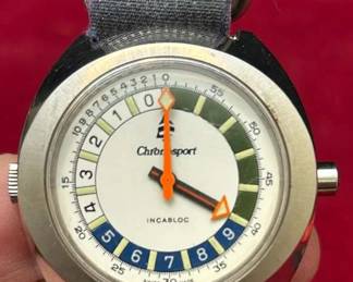 Vintage CHRONOSPORT Incabloc Regatta Yachting Chronograph