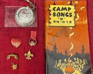 Camp Songs Booklet Compass And Pins