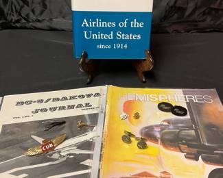 US Airline History Hardback Airline Tie Tacks  More