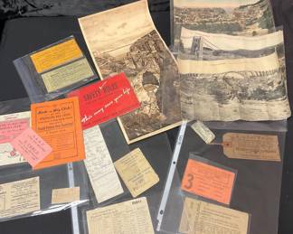 Original WW2 Rest Camp, Transportation, Meal, Travel Ephemeral