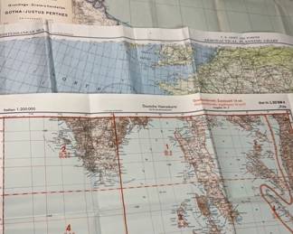 WW2 Restricted Maps Charts