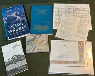 Denali Mt. McKinley Books, Maps, Ephemera