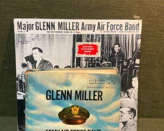 Glen Miller Army Air Force Band Book Of 45s  LP