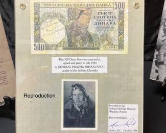 Autographed Books More Related To Serbia  Yugoslavia In WW2 