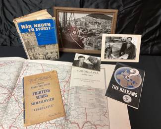 WW2 Books, Map, Official British War Office PhotographRelief To Yugoslavia  More