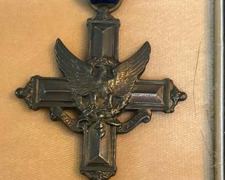 Distinguished Service Cross,Ribbon Pins In Case