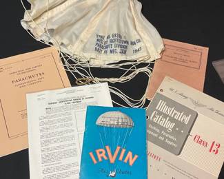 WW2 Parachute, Parachute Related Operation Service Instructions  More 