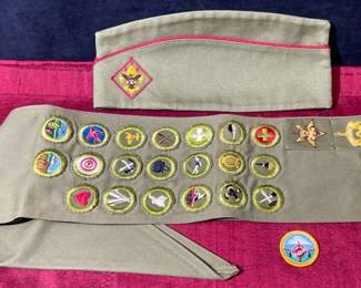 Scout Sash, Hat And Patch