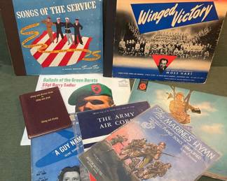 Winged Victory Music Play Program, Army Navy Song Book  More 