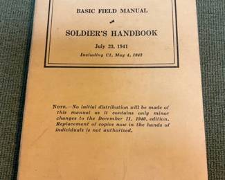 WW2 War Department Field Guides 