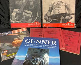 WW2 Gunner Instruction Books, Life, Liberty Magazines Illustrated Book 