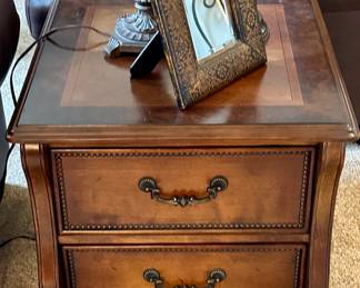 2 Drawer Side Table