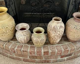 Nice selection of vases/urns
