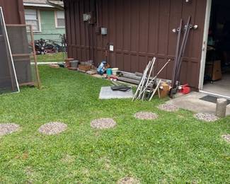 We have yard items