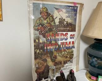 Here it is - still in its protective cover.  John Wayne  - Sands of Iwo Jima