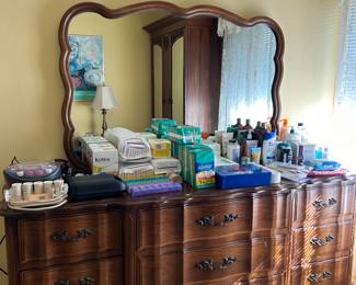 Dresser and mirror by Bassett.