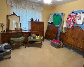 Stunning eleven piece bedroom suite - By Landstrom Furniture Corporation.