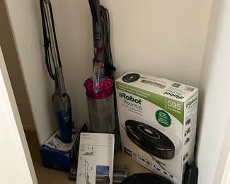 Dyson and I Robot Roomba.